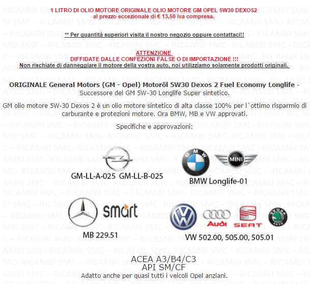 OPEL5W30DEXOS2